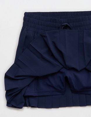 OFFLINE By Aerie Pleated Mini Skort - Royal Navy