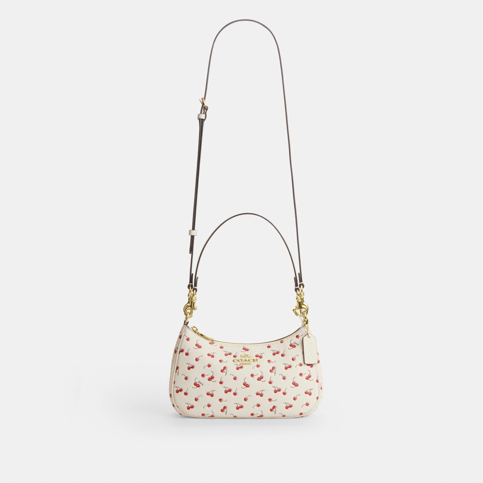 COACH®,Teri Shoulder Bag With Cherry Print,