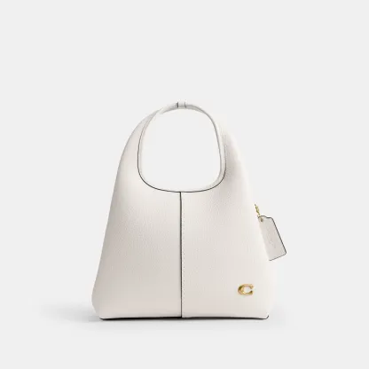 COACH®,Lana Shoulder Bag 23,Leather,Crossbody,Metal,Logo,Compact,Casual,,Front View
