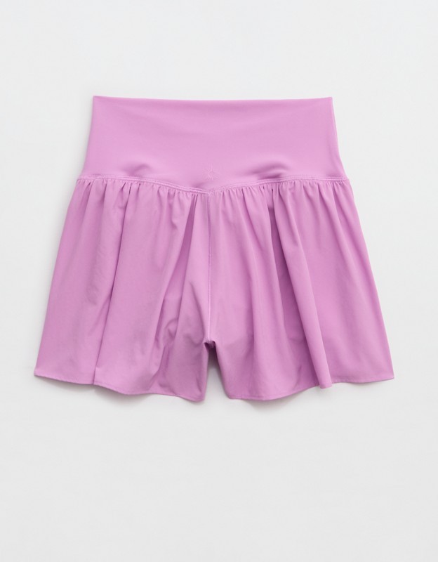 OFFLINE By Aerie Real Me Crossover Flowy Short - Purple Space