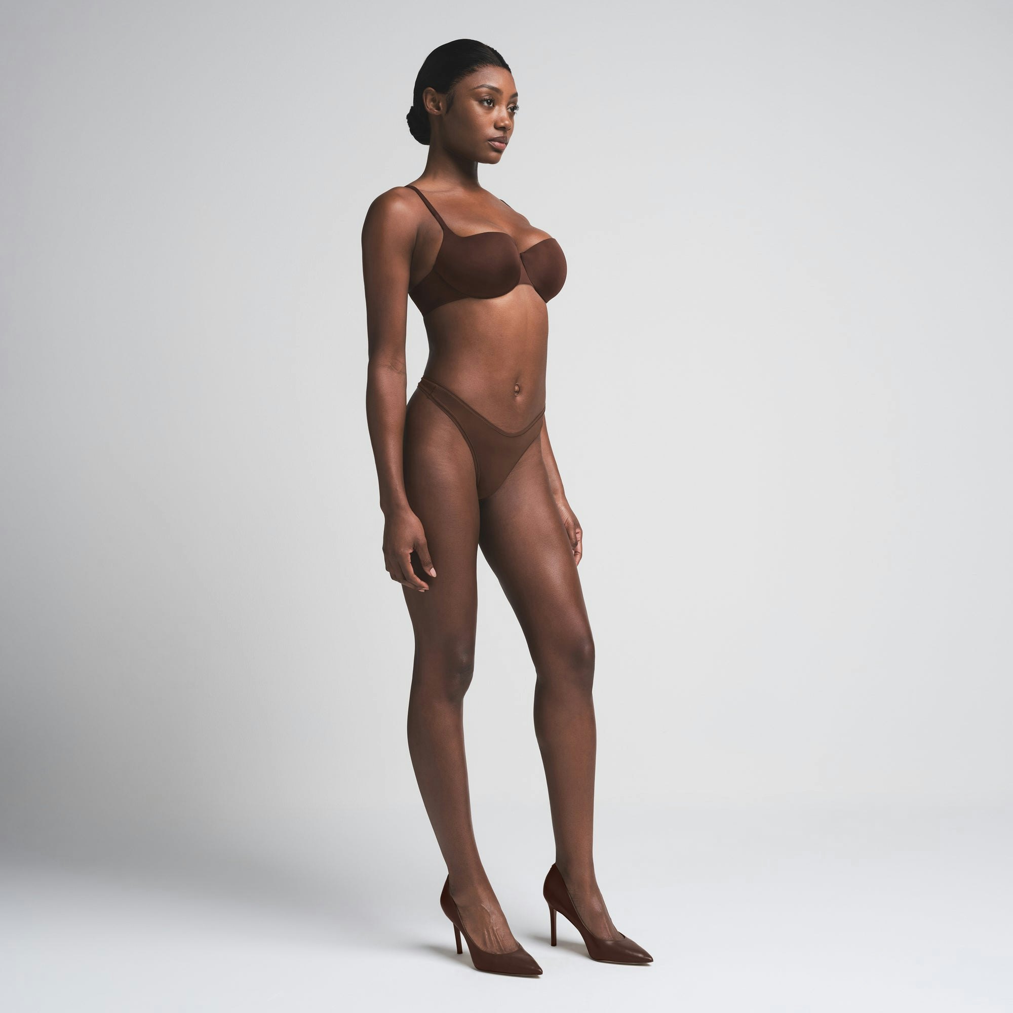 SKIMS ULTIMATE BALCONETTE PUSH-UP BRA - COCOA - image 32