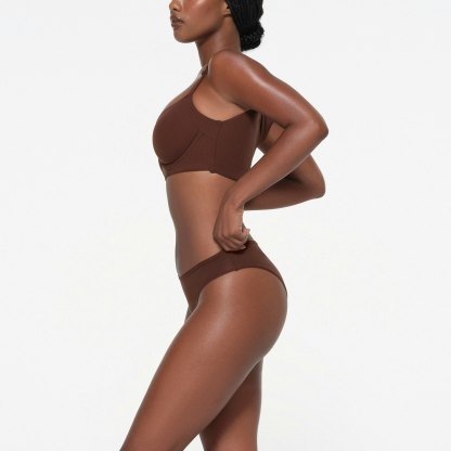 FITS EVERYBODY BACK SMOOTHING FULL COVERAGE BRA - COCOA - image 31