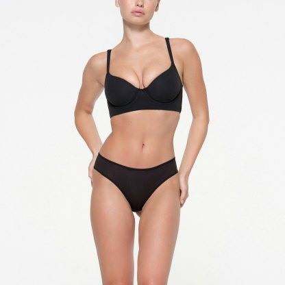 FITS EVERYBODY BACK SMOOTHING FULL COVERAGE BRA - ONYX
