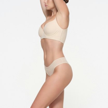FITS EVERYBODY BACK SMOOTHING FULL COVERAGE BRA - SAND - image 8
