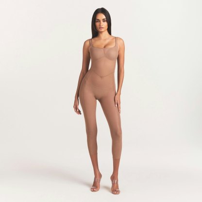 POWER MESH SHAPEWEAR CATSUIT - SIENNA