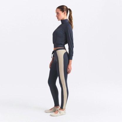 NikeSKIMS MATTE SHINE MIX 29" LEGGING - DEEP ROYAL AND STONE - image 4