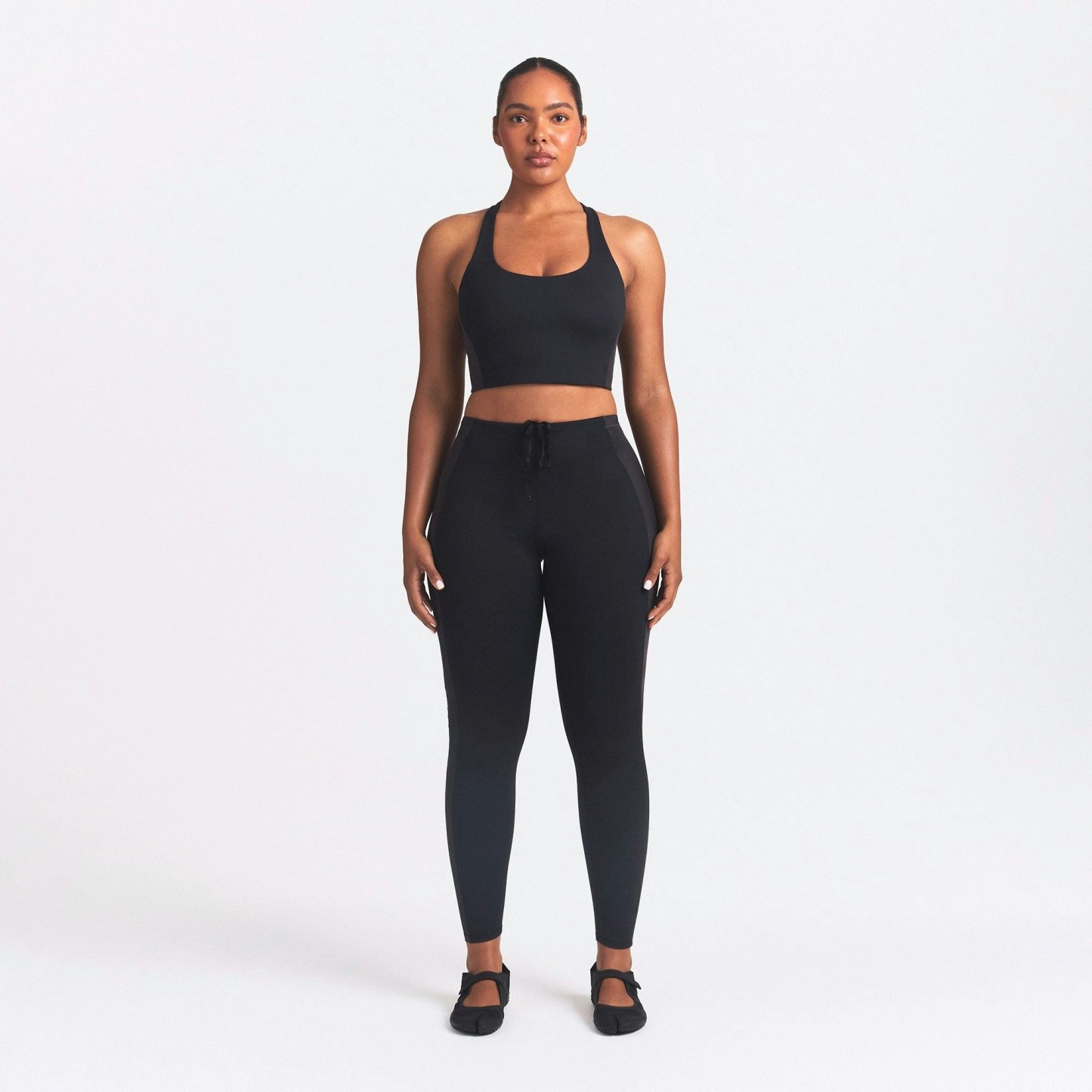 NikeSKIMS MATTE SHINE MIX 29" LEGGING - OBSIDIAN AND IGNEOUS - image 8