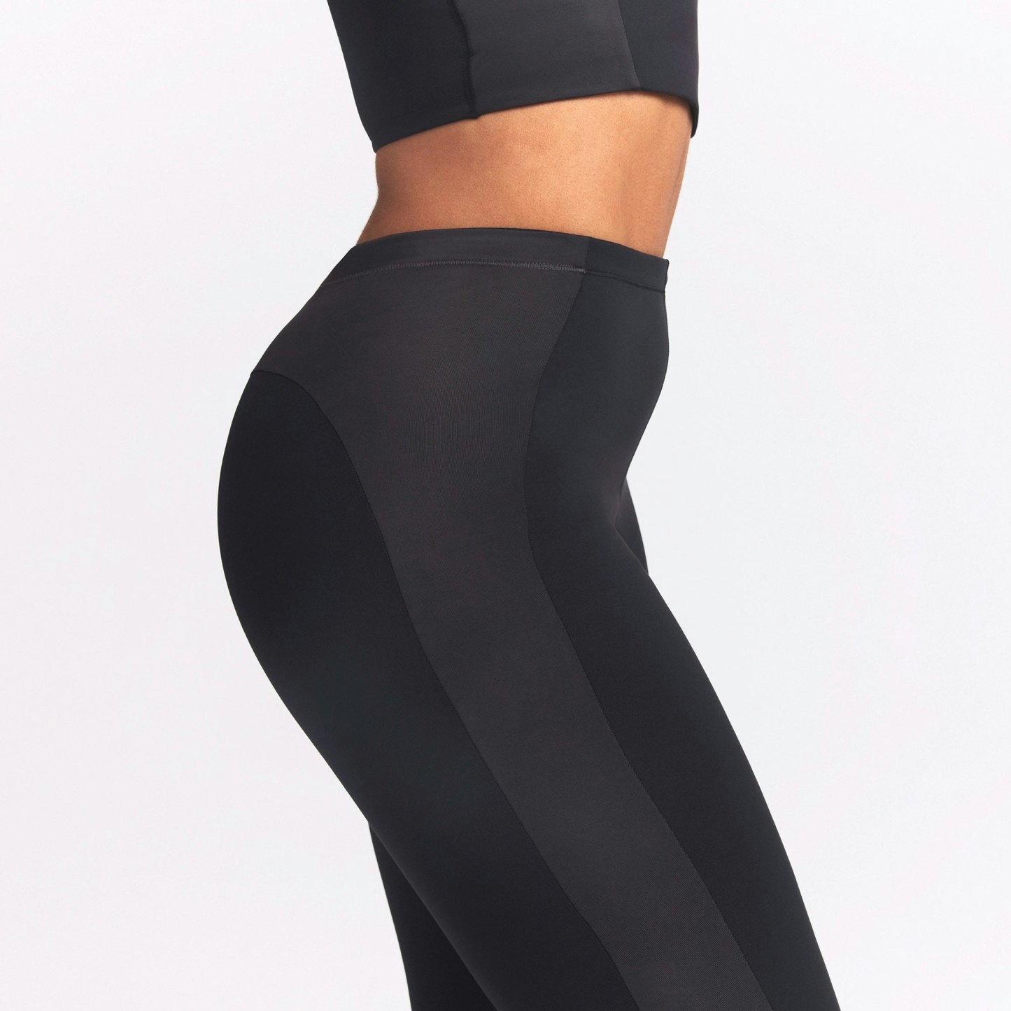 NikeSKIMS MATTE SHINE MIX 29" LEGGING - OBSIDIAN AND IGNEOUS - image 11