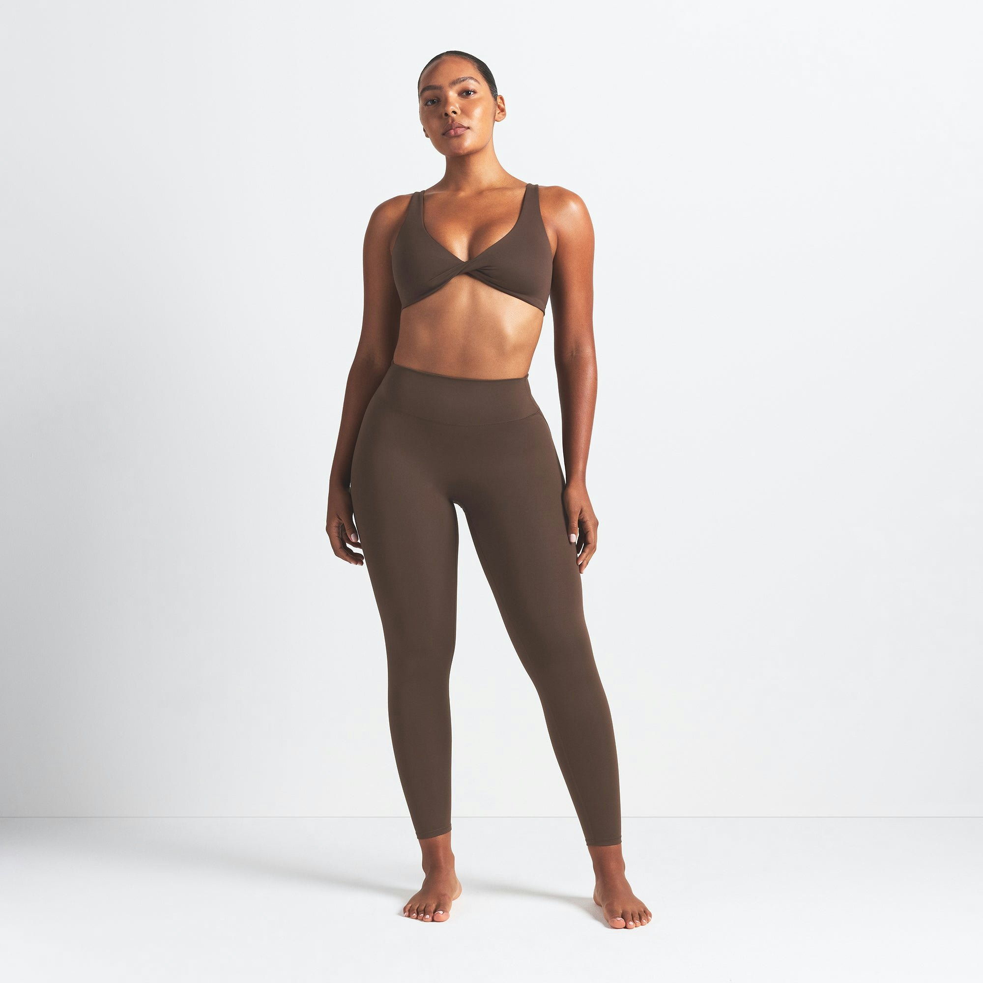 NikeSKIMS MATTE 26" LEGGING - DARK SEPIA - image 24