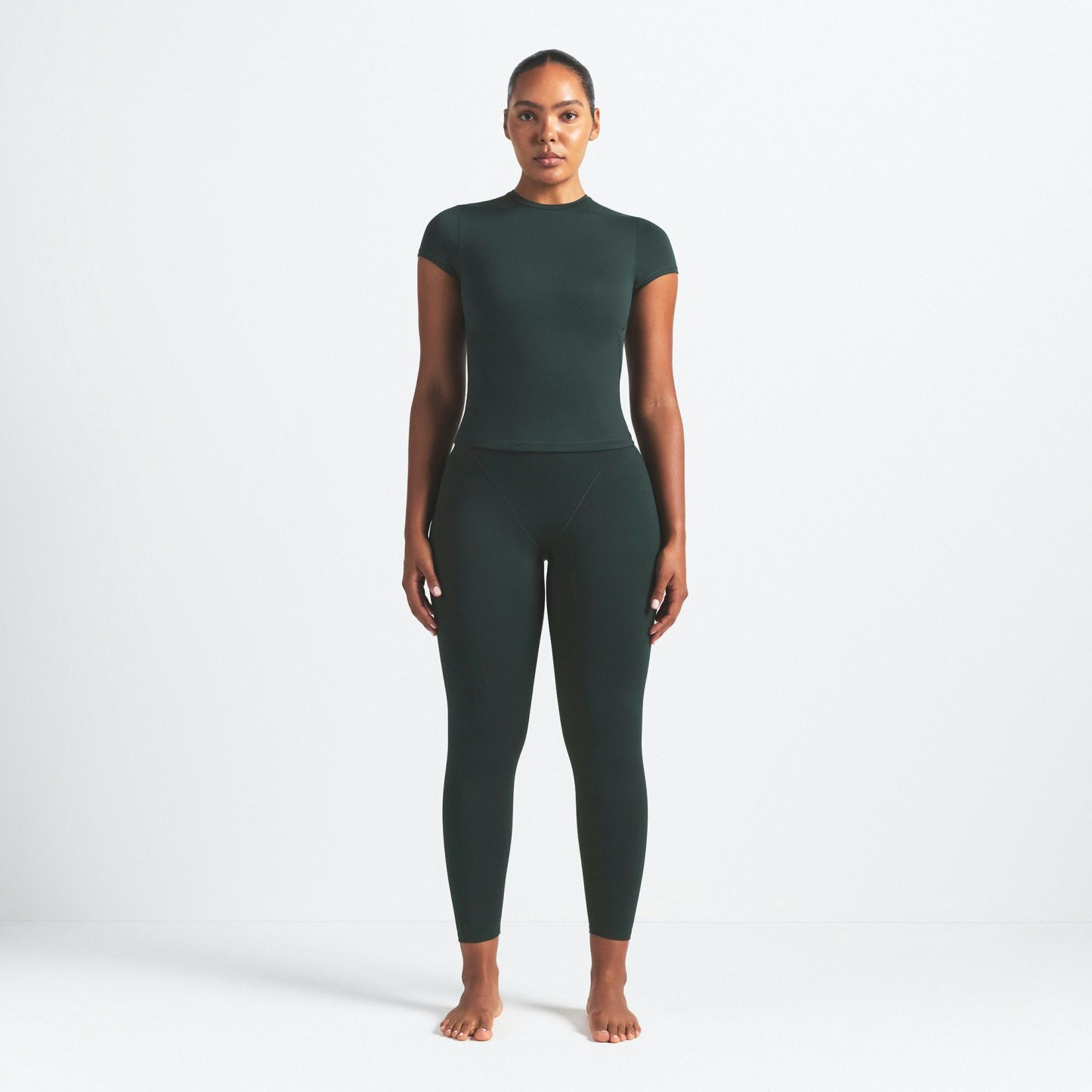 NikeSKIMS MATTE V-LINE 26" LEGGING - DARK TEAL - image 21