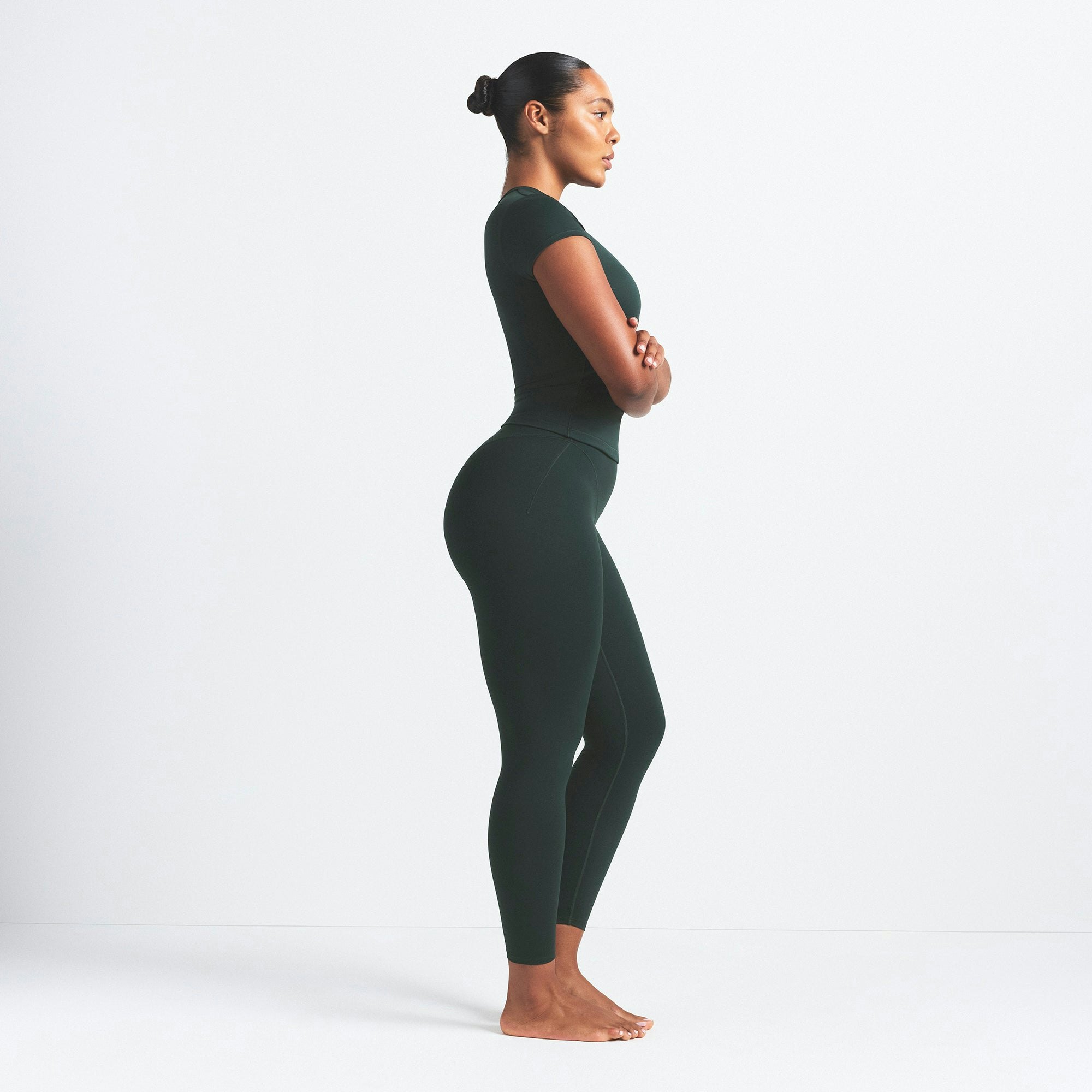 NikeSKIMS MATTE V-LINE 26" LEGGING - DARK TEAL - image 23