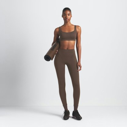 NikeSKIMS MATTE V-LINE 26" LEGGING - DARK SEPIA - image 12