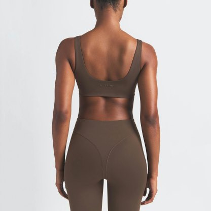 NikeSKIMS MATTE V-LINE 26" LEGGING - DARK SEPIA - image 16