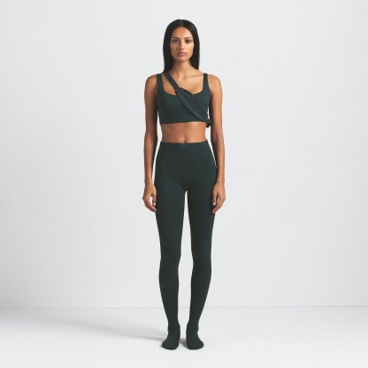 NikeSKIMS MATTE FOOTSIE GRIP LEGGING - DARK TEAL - image 21