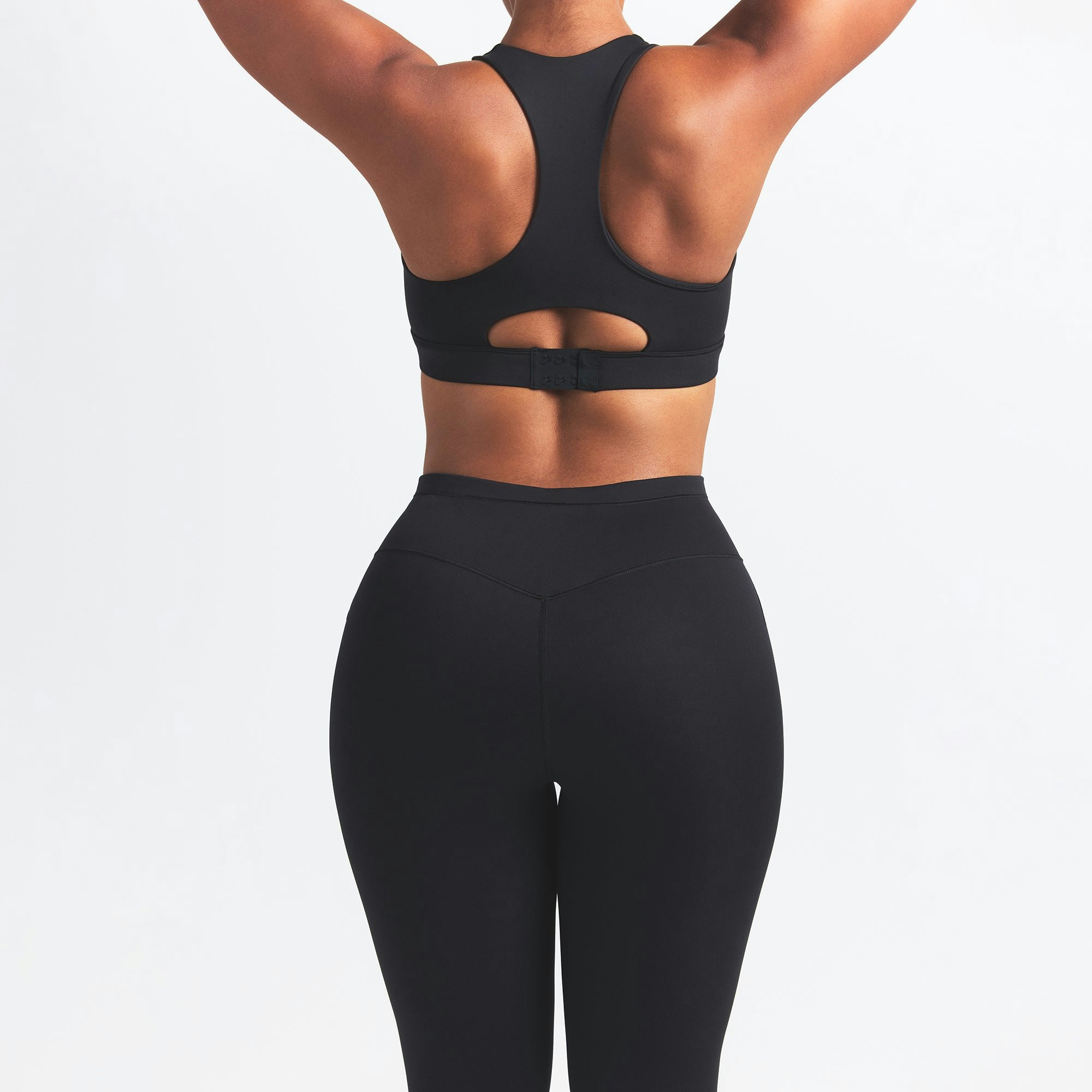 NikeSKIMS MATTE FOOTSIE GRIP LEGGING - OBSIDIAN - image 4