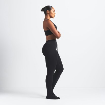 NikeSKIMS MATTE FOOTSIE GRIP LEGGING - OBSIDIAN - image 3