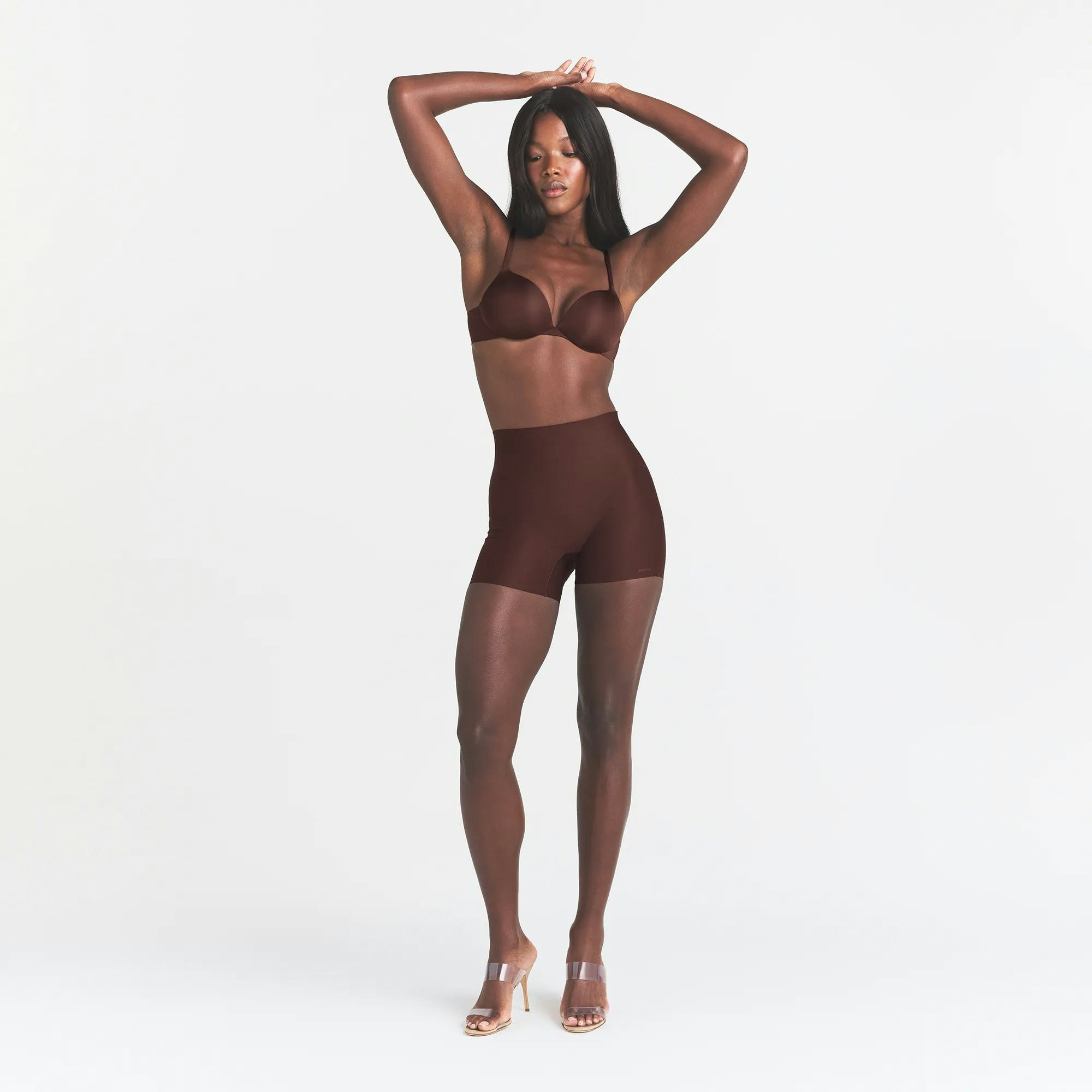 SKIMS BODY CORE SCULPT SHORTIE - COCOA