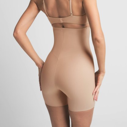 SKIMS BODY CORE SCULPT HIGH-WAISTED SHORT - CLAY