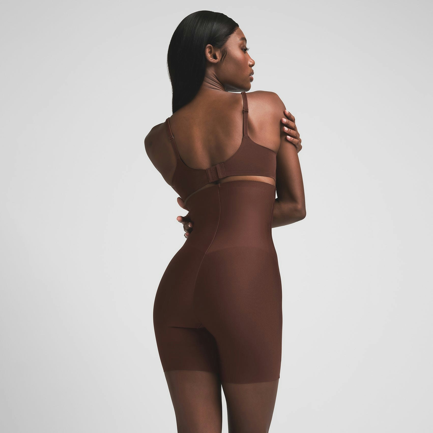 SKIMS BODY CORE SCULPT HIGH-WAISTED SHORT - COCOA