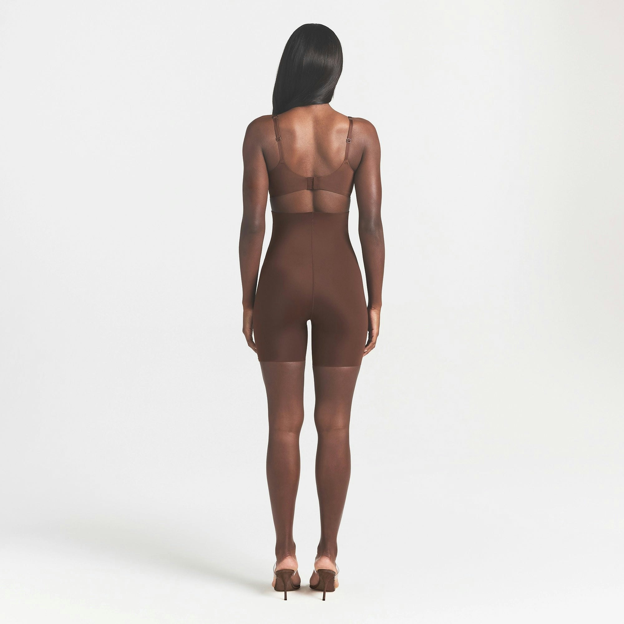 COOL SHAPEWEAR HIGH-WAISTED SHORT - COCOA