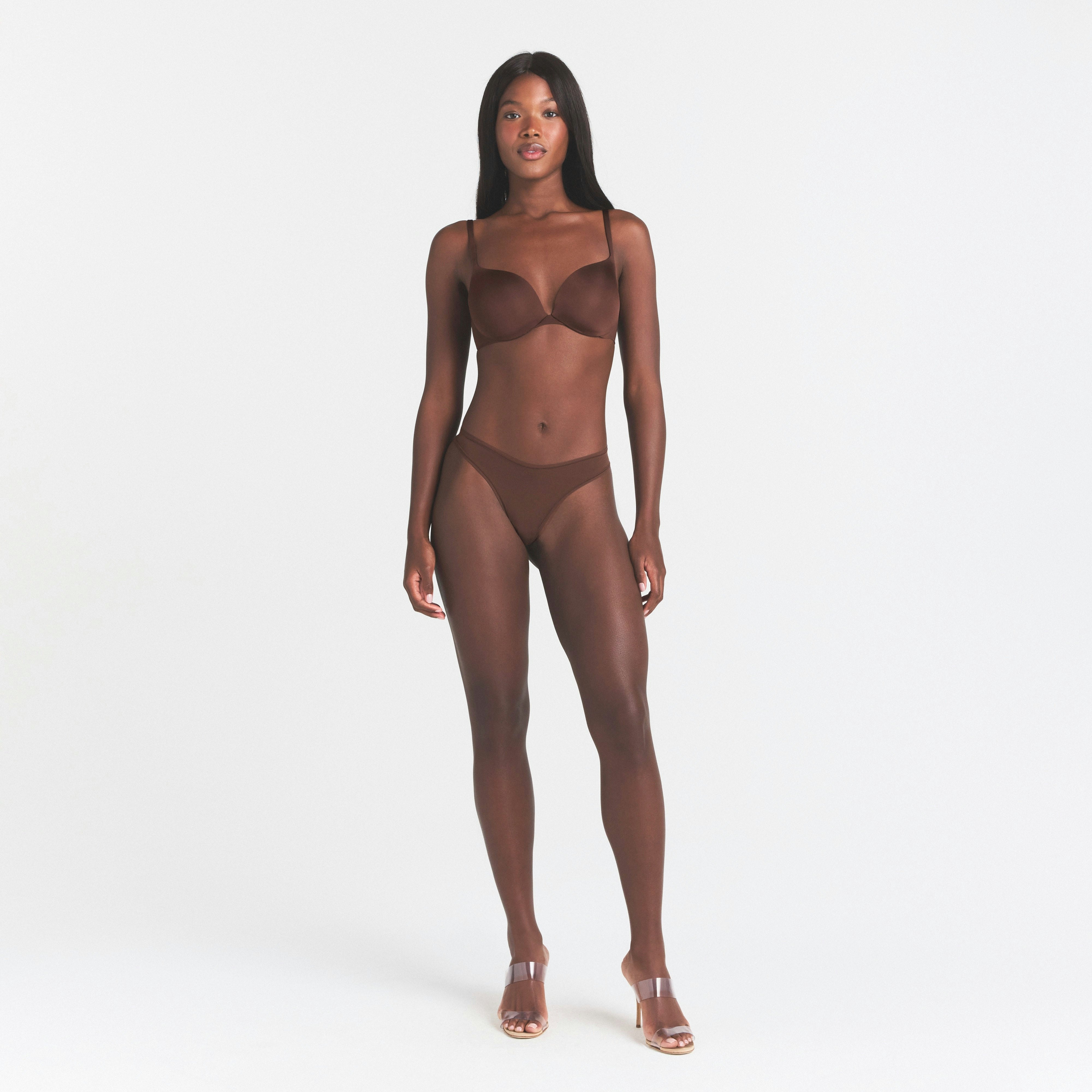 SKIMS ULTIMATE TEARDROP T-SHIRT BRA - COCOA - image 35