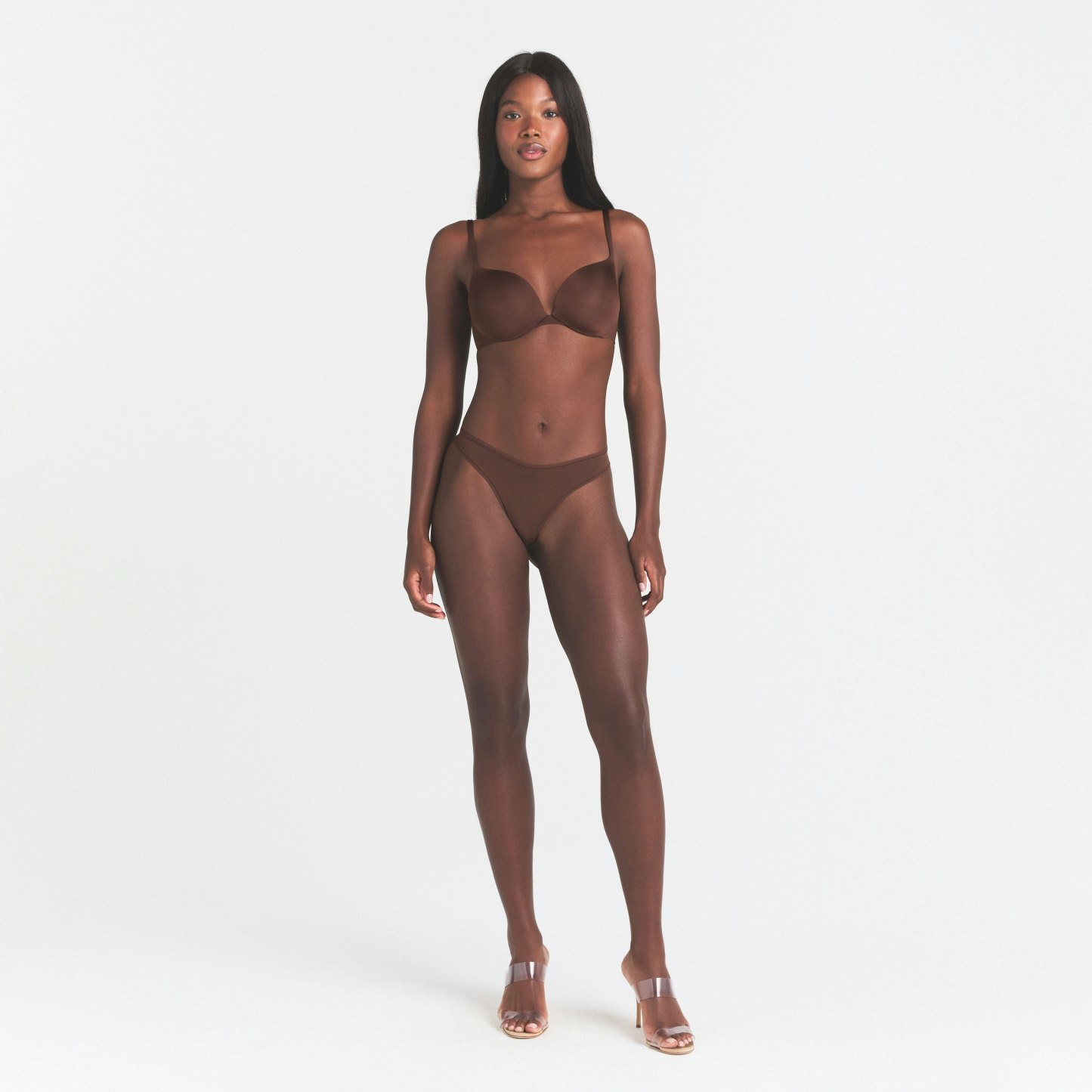 SKIMS ULTIMATE TEARDROP T-SHIRT BRA - COCOA - image 35