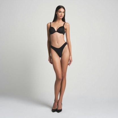 SKIMS ULTIMATE TEARDROP PUSH-UP BRA - ONYX - image 30