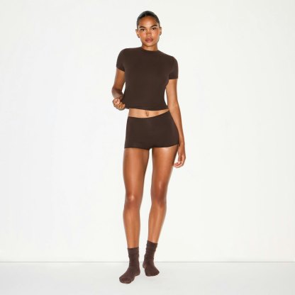 PERIOD PANTIES BOY SHORT - ESPRESSO