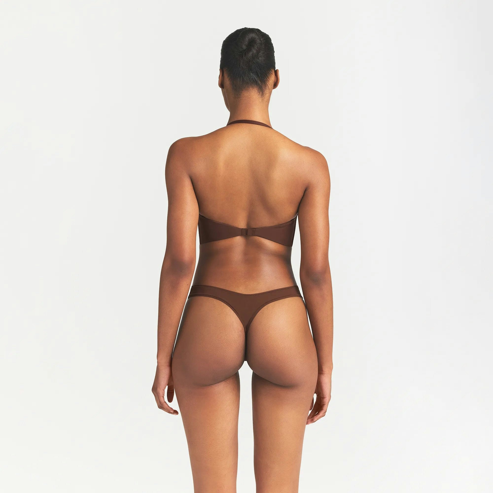FITS EVERYBODY LOW BACK LONGLINE BRA - COCOA - image 24
