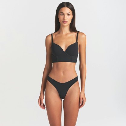 FITS EVERYBODY LOW BACK LONGLINE BRA - ONYX - image 34
