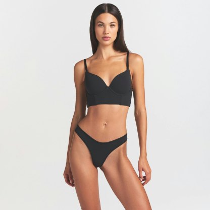 FITS EVERYBODY LOW BACK LONGLINE BRA - ONYX - image 36