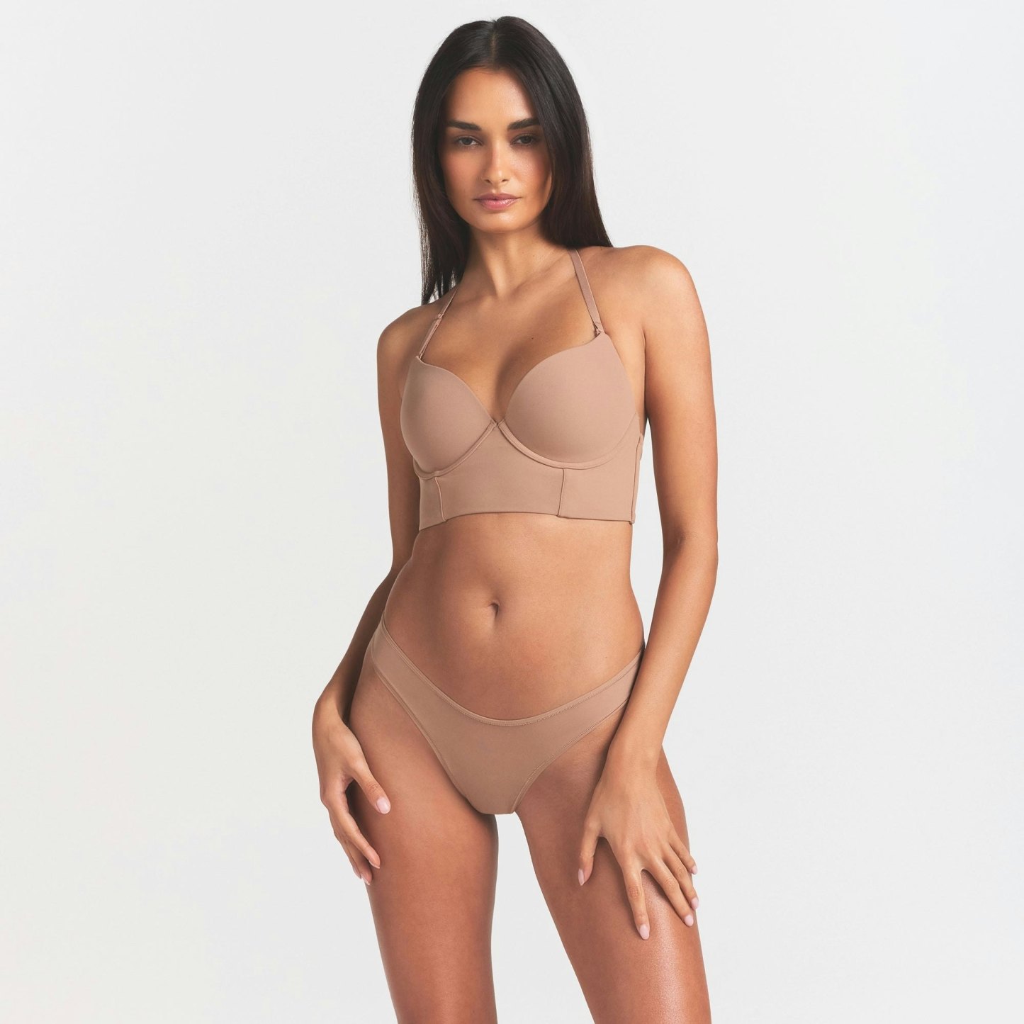 FITS EVERYBODY LOW BACK LONGLINE BRA - SIENNA - image 12