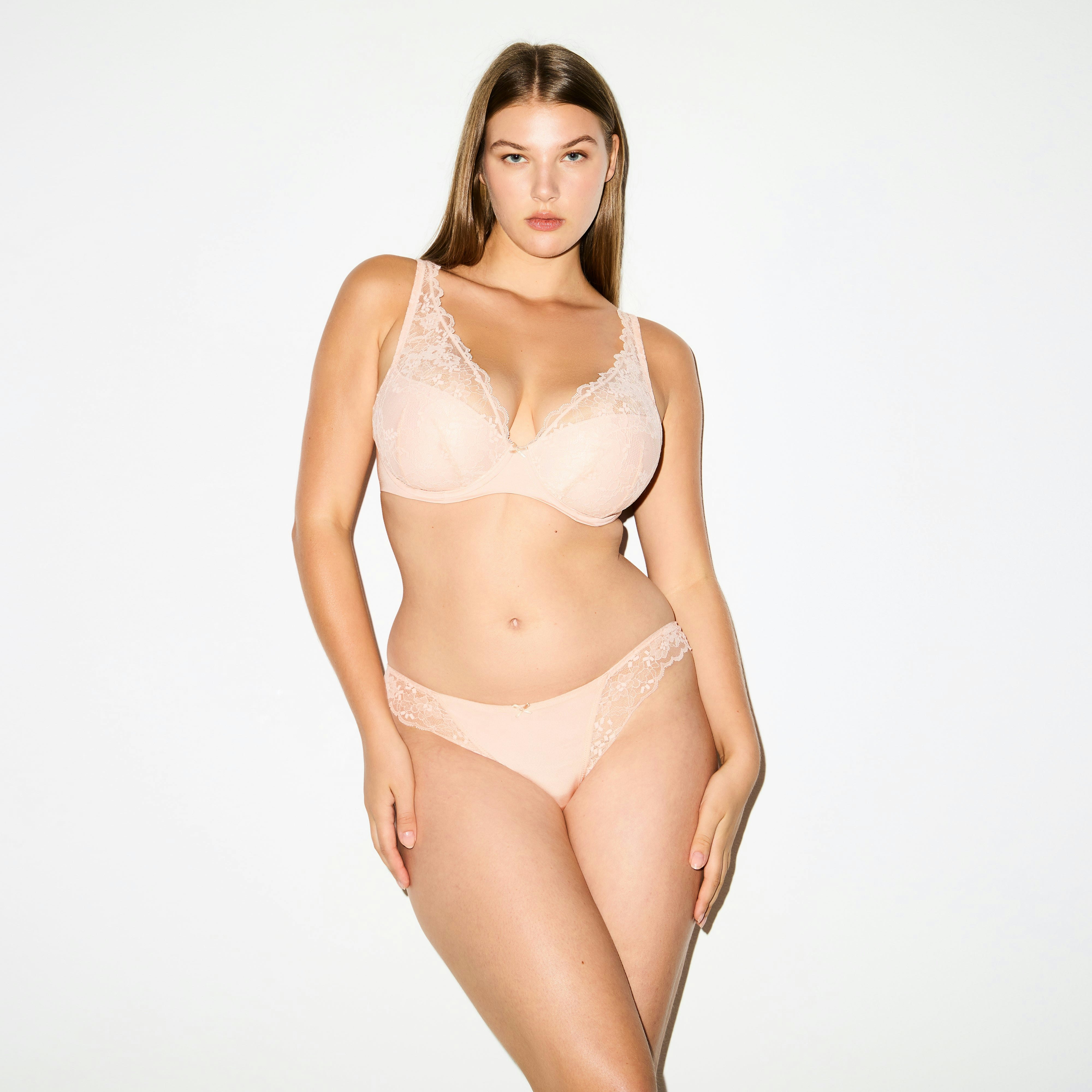 SKIMS LACE FULL COVERAGE BRA - PRIMROSE - image 5