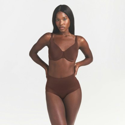 SMOOTHING INTIMATES UNLINED MINIMIZER BRA - COCOA - image 26