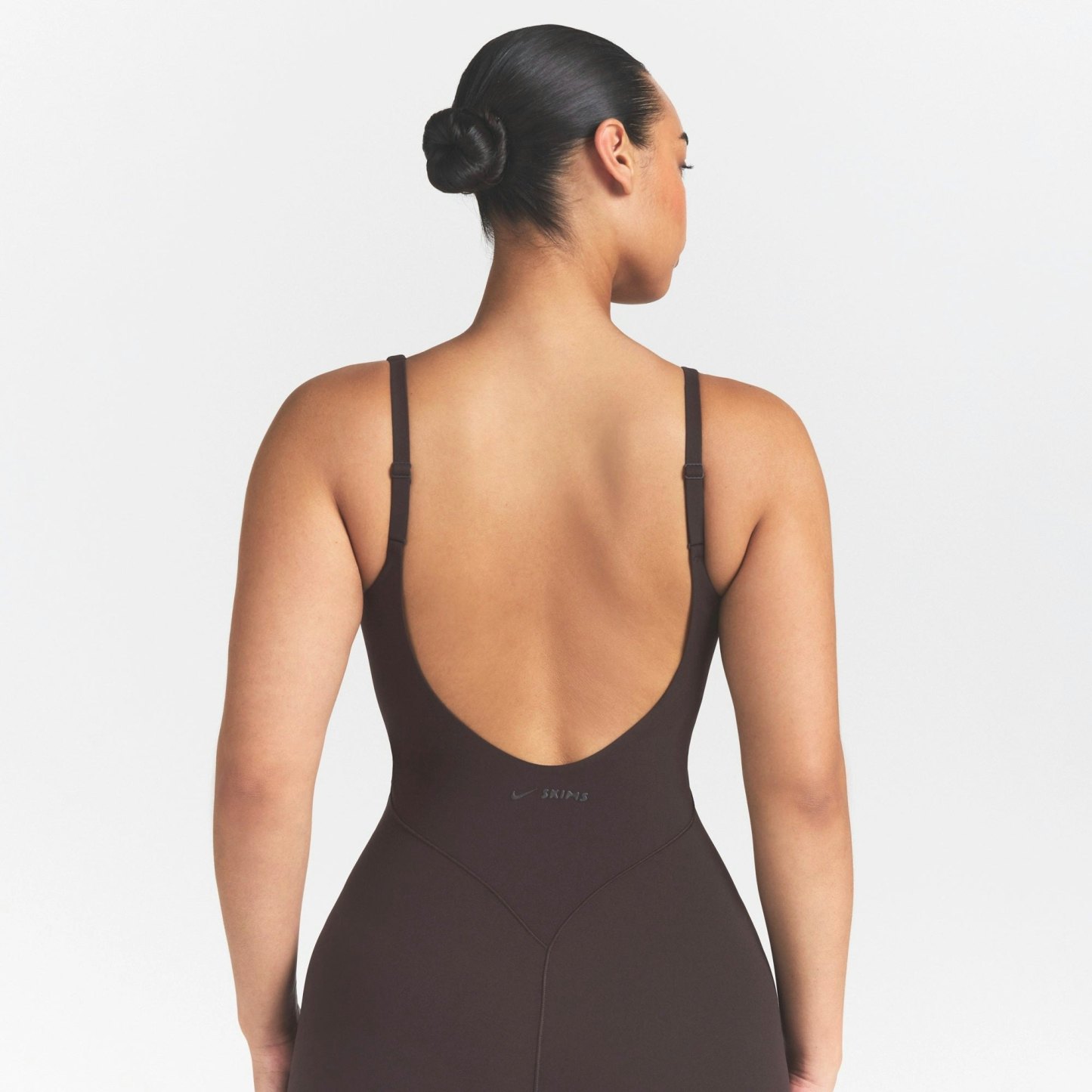 NikeSKIMS STUDIO STRETCH 29" ONE PIECE - DARK ROAST - image 3
