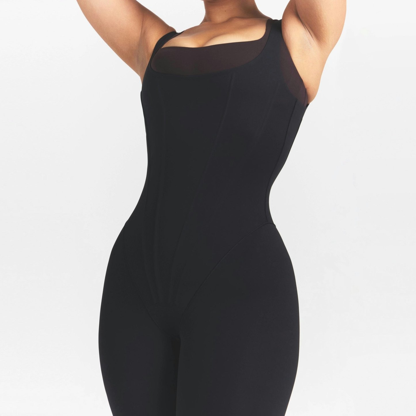 NikeSKIMS MATTE CORSET 29" ONE PIECE - OBSIDIAN - image 8