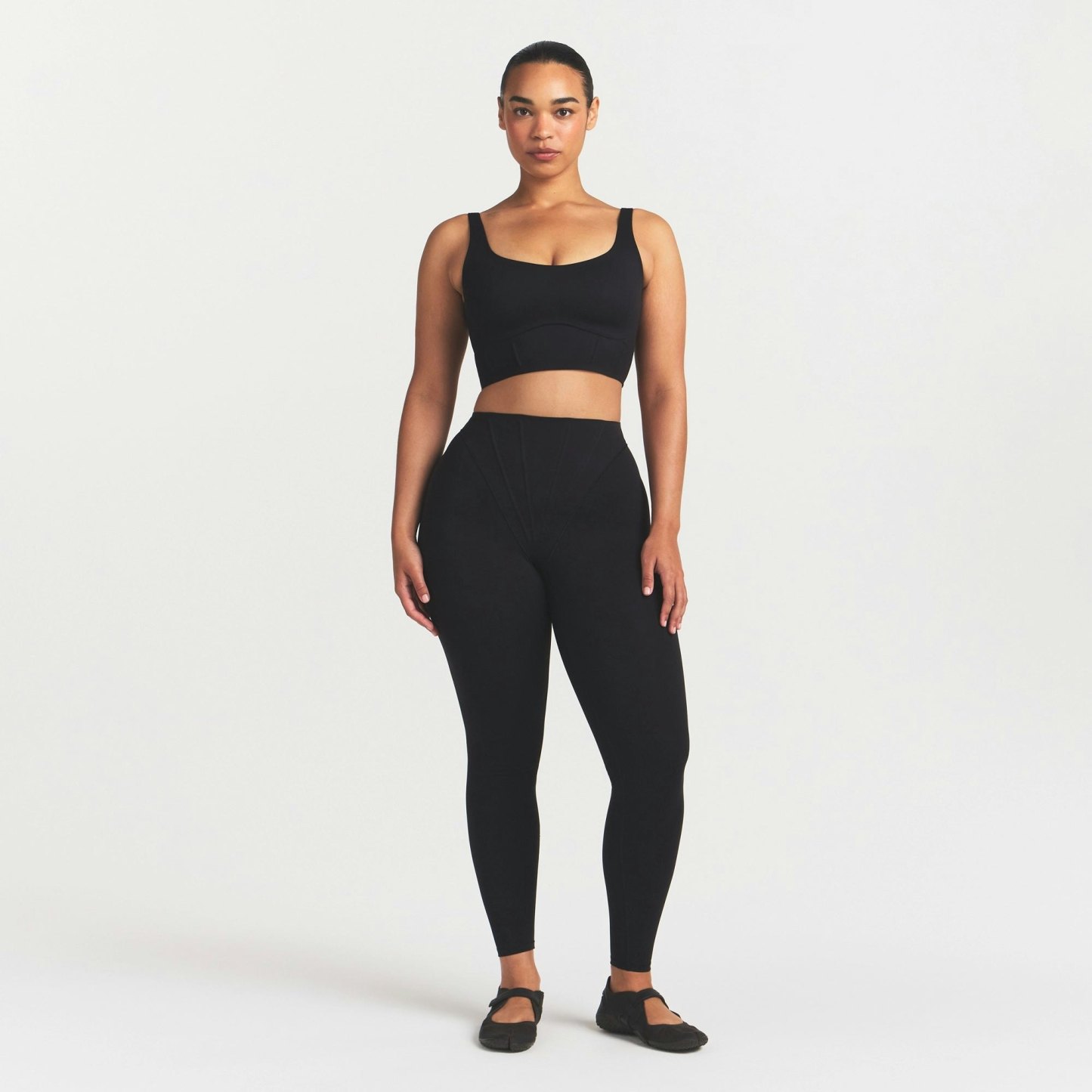 NikeSKIMS MATTE CORSET 26" LEGGING - OBSIDIAN