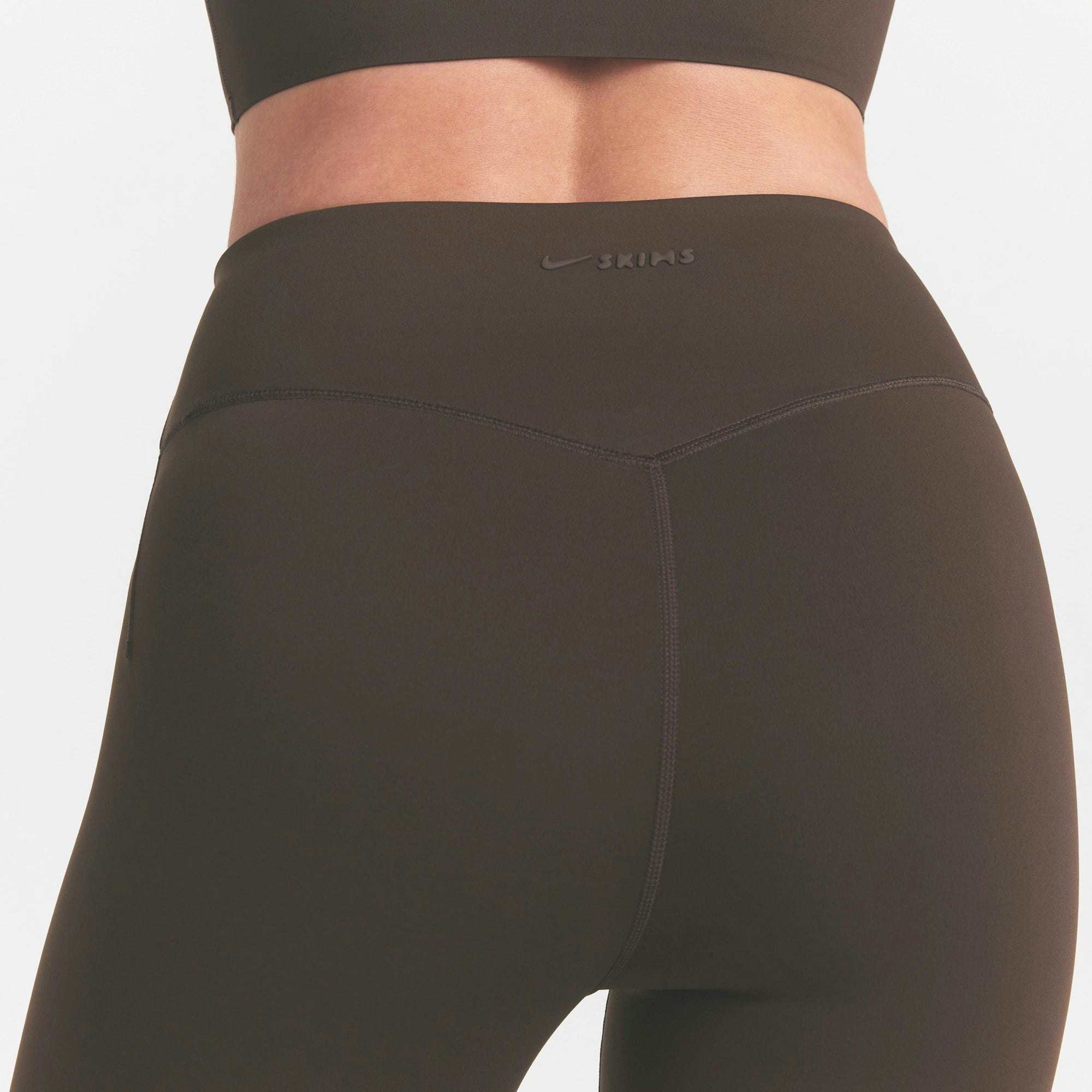 NikeSKIMS MATTE CROP 17" LEGGING - DARK SEPIA - image 17