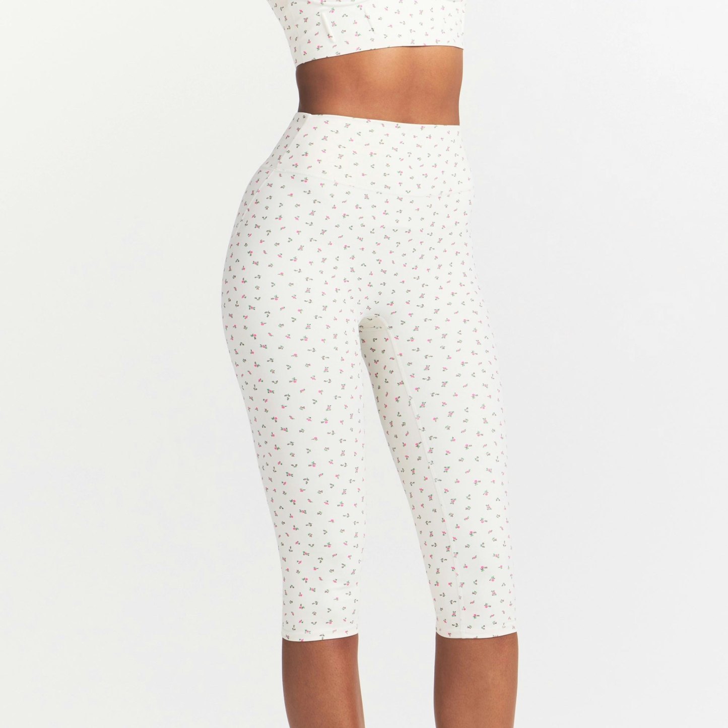 NikeSKIMS MATTE CROP 17" LEGGING - DITSY FLORAL PRINT - image 30