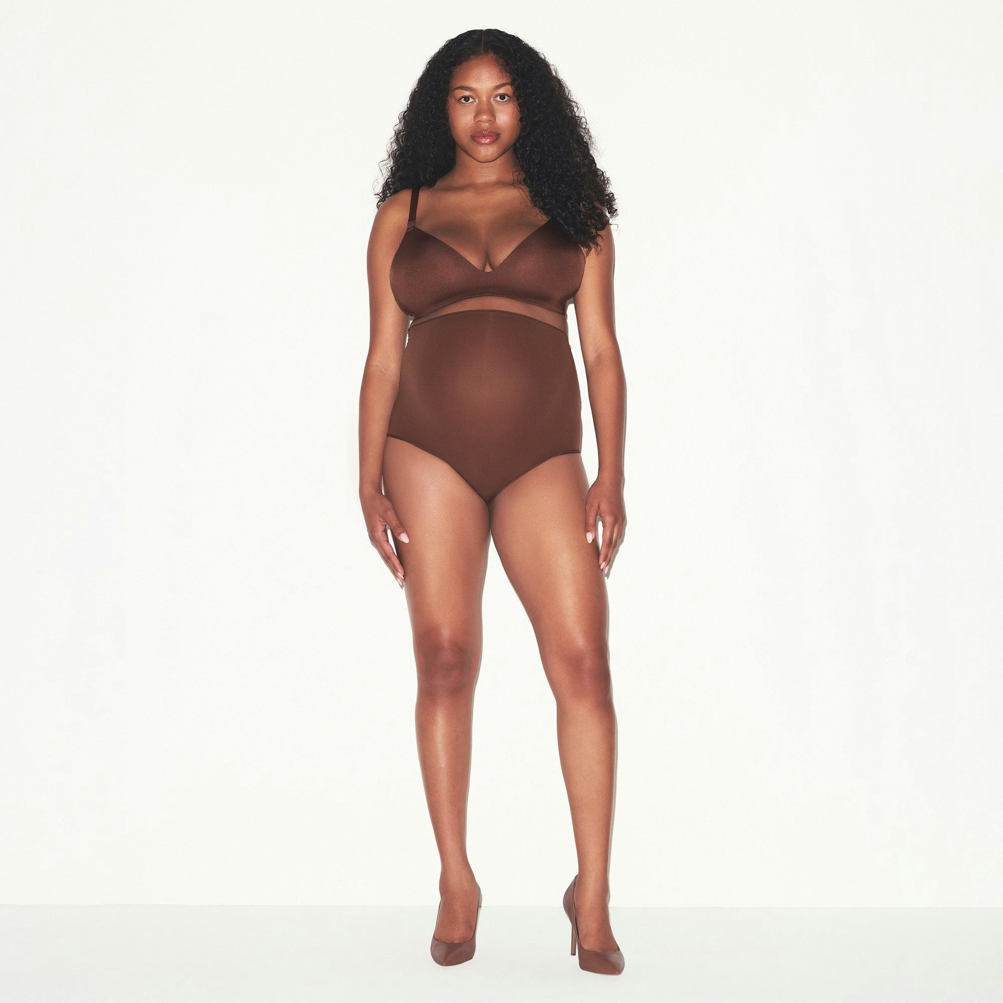 WIRELESS FORM MATERNITY NURSING BRA - COCOA - image 34