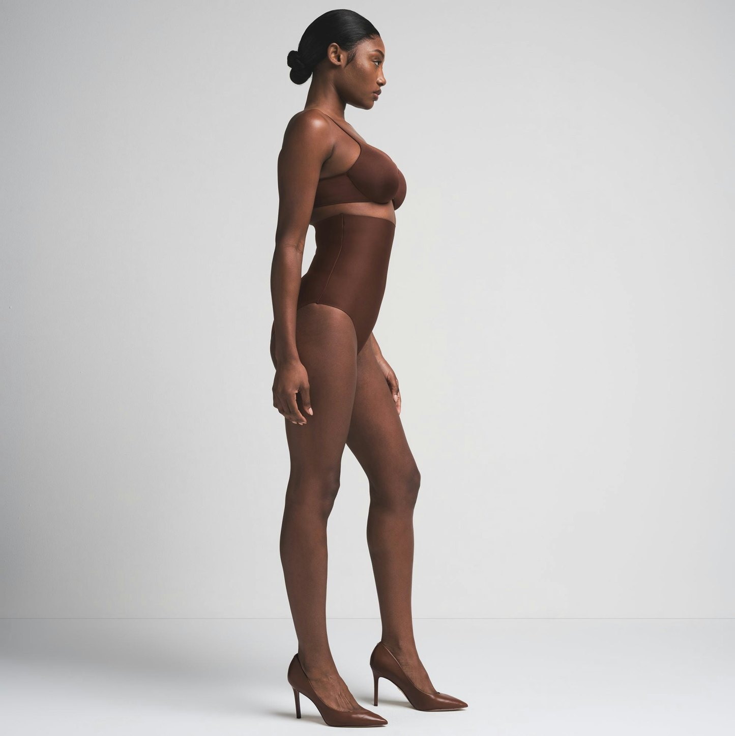 SKIMS BODY CORE SCULPT HIGH-WAISTED BRIEF - COCOA