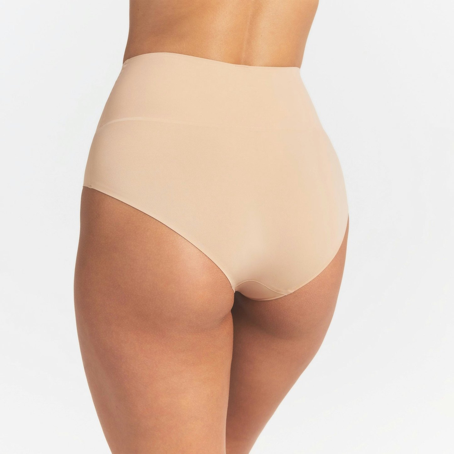 SMOOTHING INTIMATES HIGH-WAISTED BRIEF - CLAY