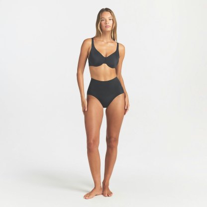 SMOOTHING INTIMATES HIGH-WAISTED BRIEF - ONYX
