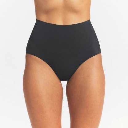 SMOOTHING INTIMATES HIGH-WAISTED BRIEF - ONYX