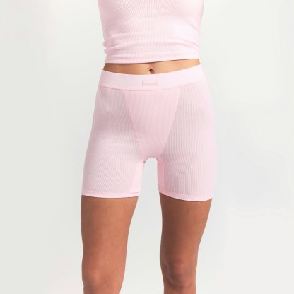 COTTON RIB BOXER - CHERRY BLOSSOM