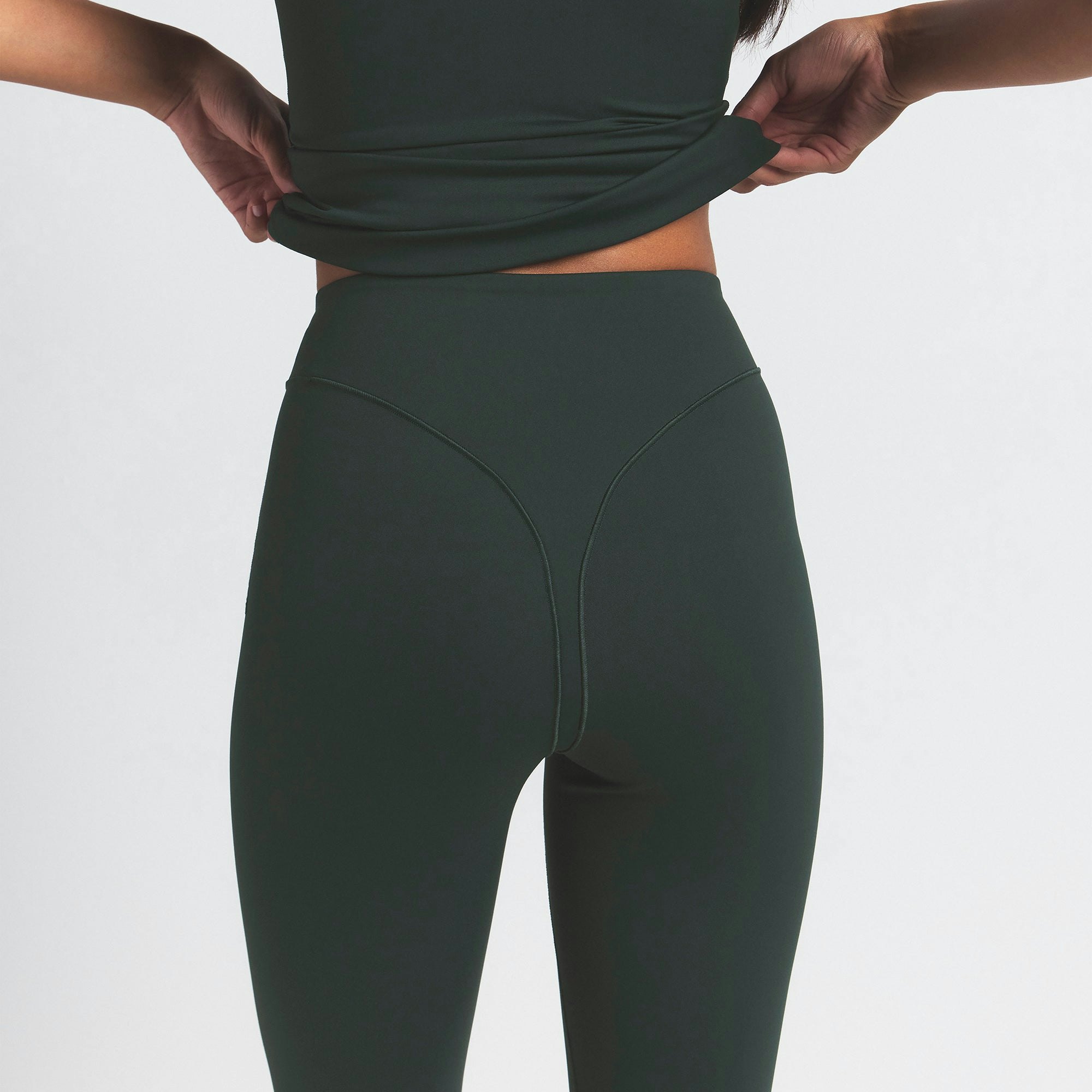 NikeSKIMS MATTE V-LINE 39" STRAIGHT LEGGING - DARK TEAL - image 14