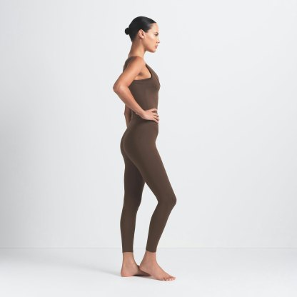 NikeSKIMS MATTE KNEE GRIP 26" LEGGING - DARK SEPIA - image 15
