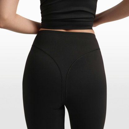 NikeSKIMS MATTE V-LINE STIRRUP LEGGING - OBSIDIAN - image 4