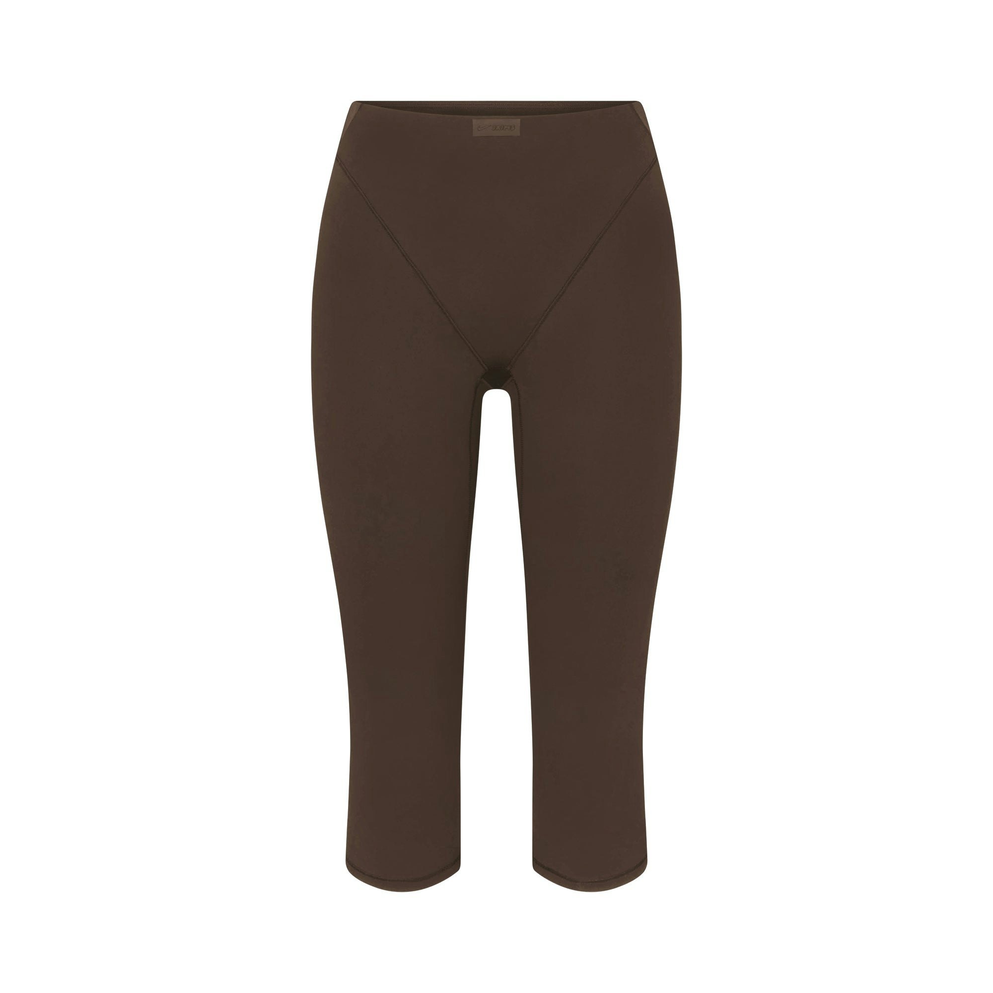 NikeSKIMS MATTE 17" V-LINE CROP LEGGING - DARK SEPIA - image 16