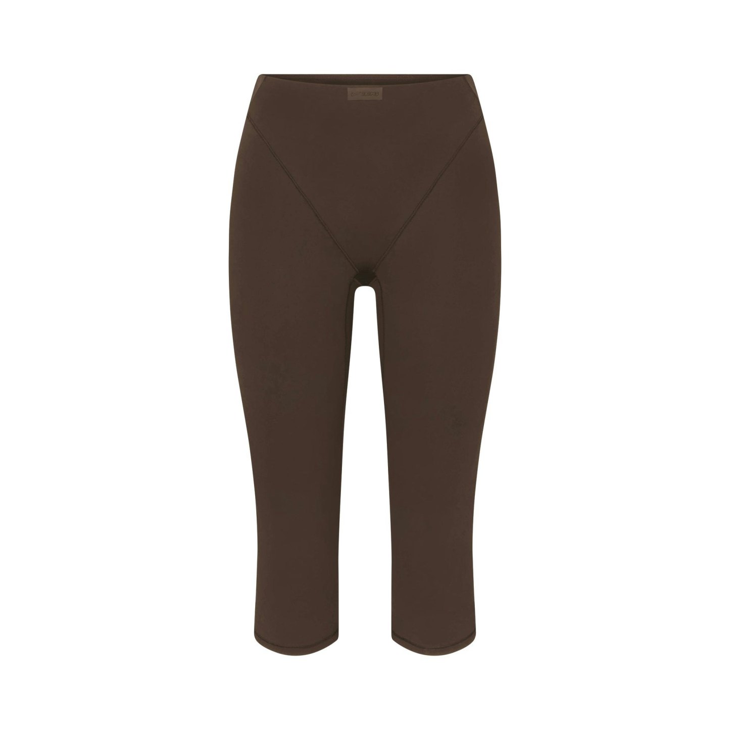 NikeSKIMS MATTE 17" V-LINE CROP LEGGING - DARK SEPIA - image 16